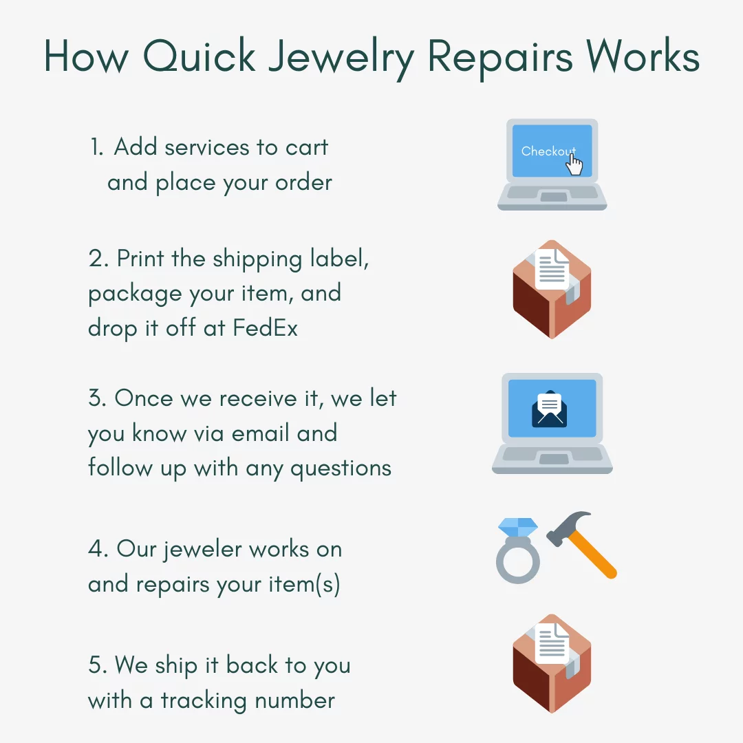 Jewelry Repair By Mail