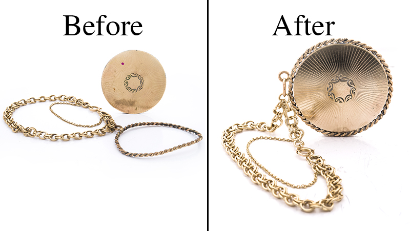 fix a necklace before and after pictures