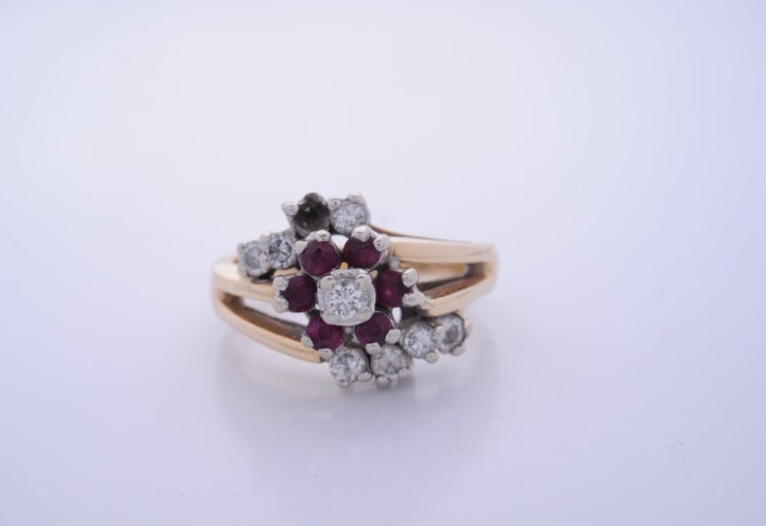stone-setting ruby ring