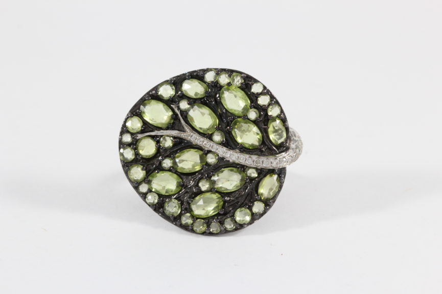 black jewelry rhodium