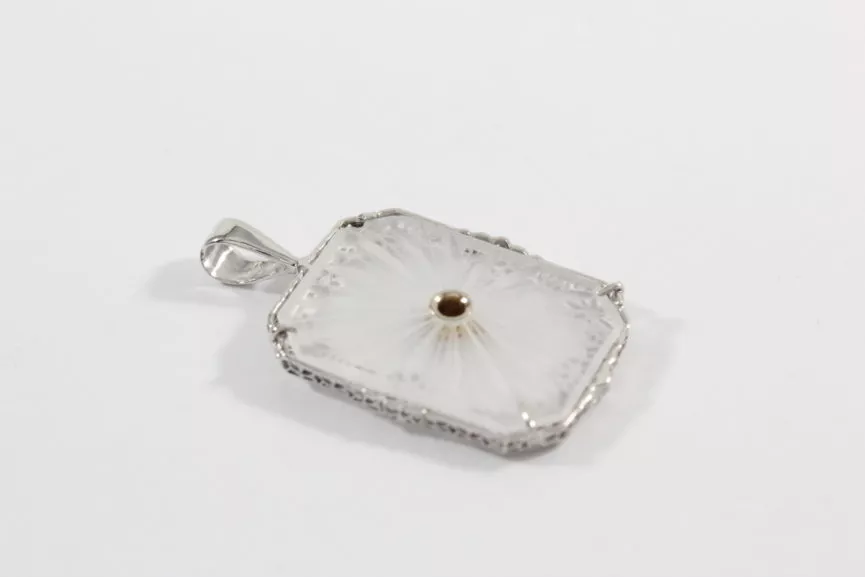 antique jewelry camphor glass