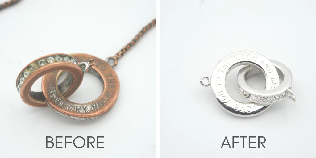 How to clean hot sale tarnished silver plated jewelry