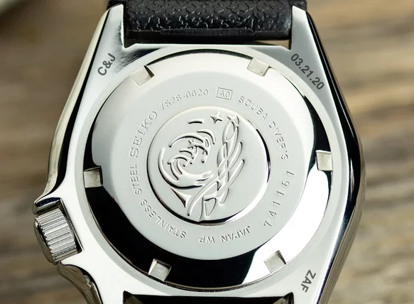 Engraving back of on sale watch