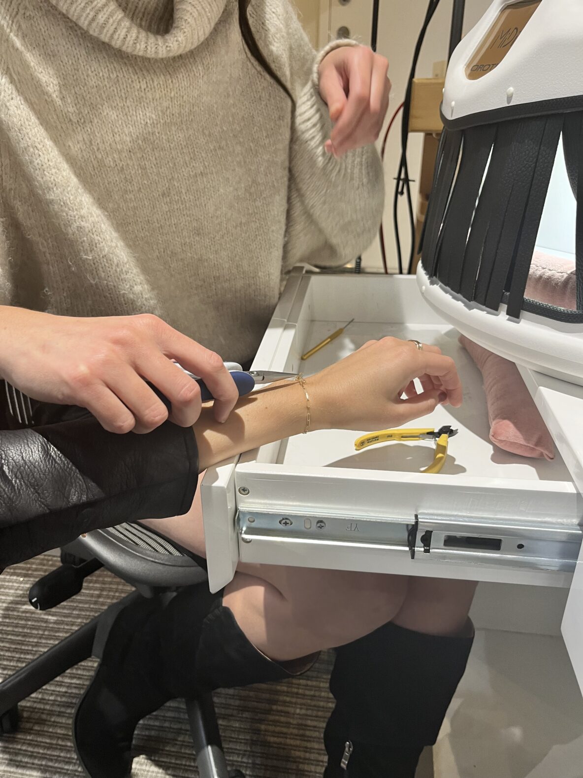 Get Zapped Everything You Need to Know About the Permanent Jewelry Trend