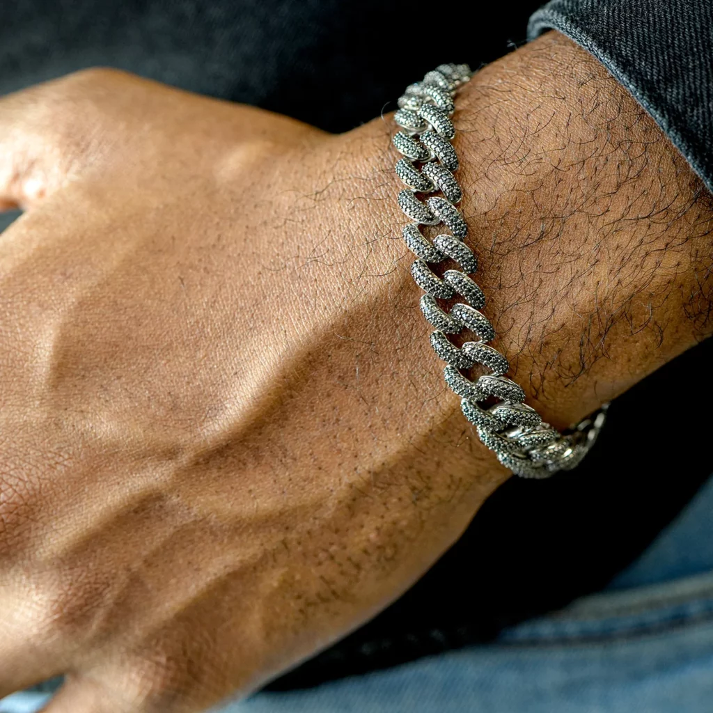 silver-diamond-mens-bracelet