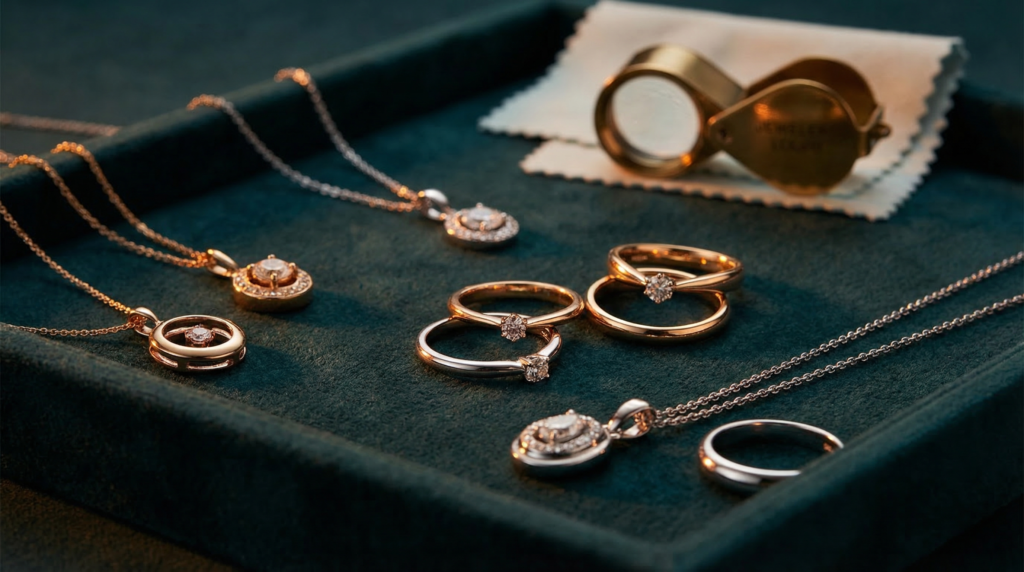 Jewelry electroplating gold rhodium silver QJR professional service