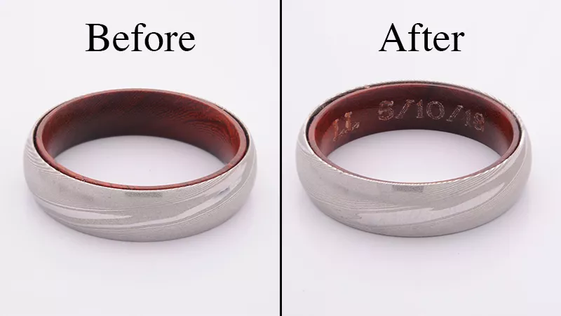 engraving ring wood 