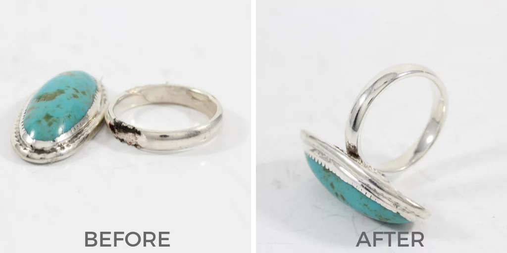 turquoise ring shank