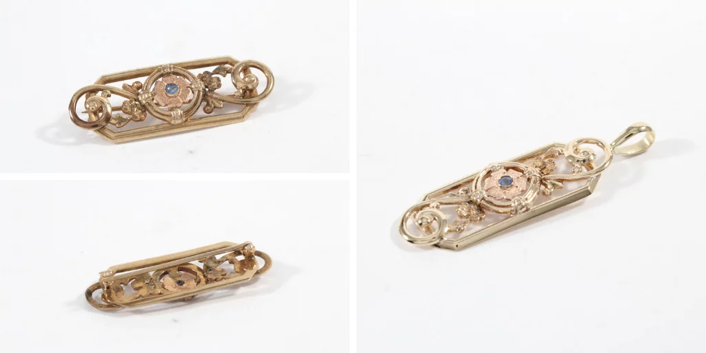 jewelry conversion bail pendant