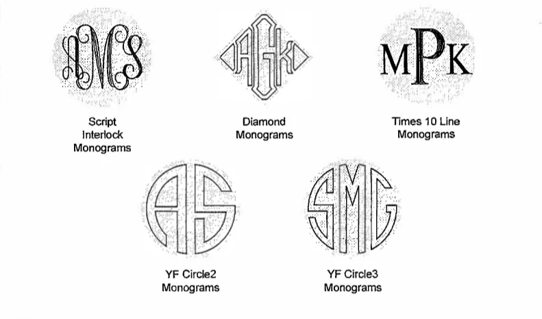 monogram-options