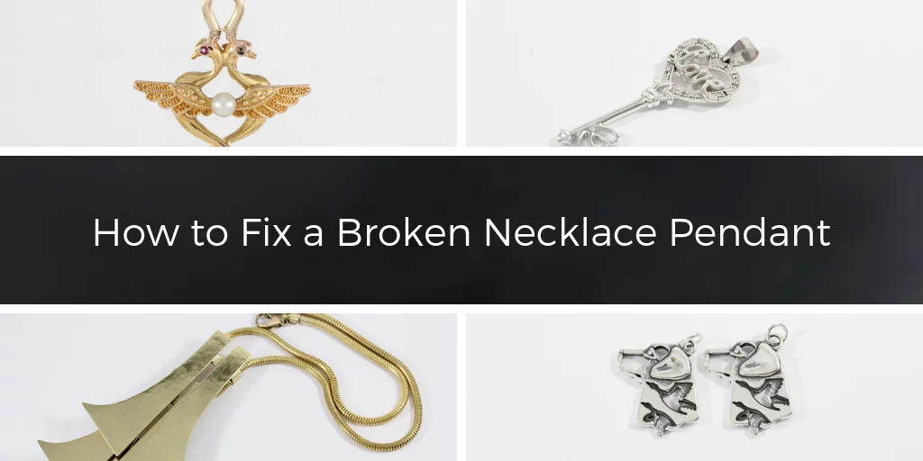 broken necklace pendant