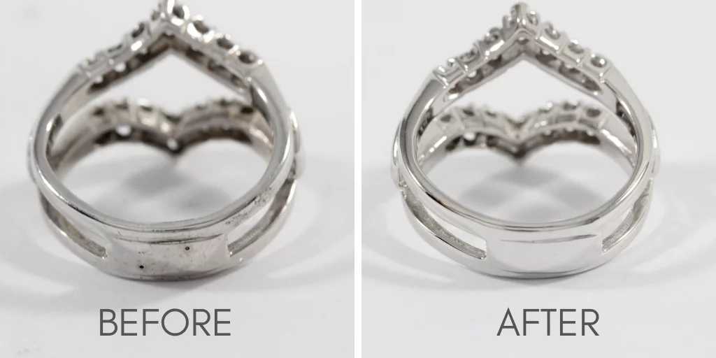engagement ring cleaning polishing
