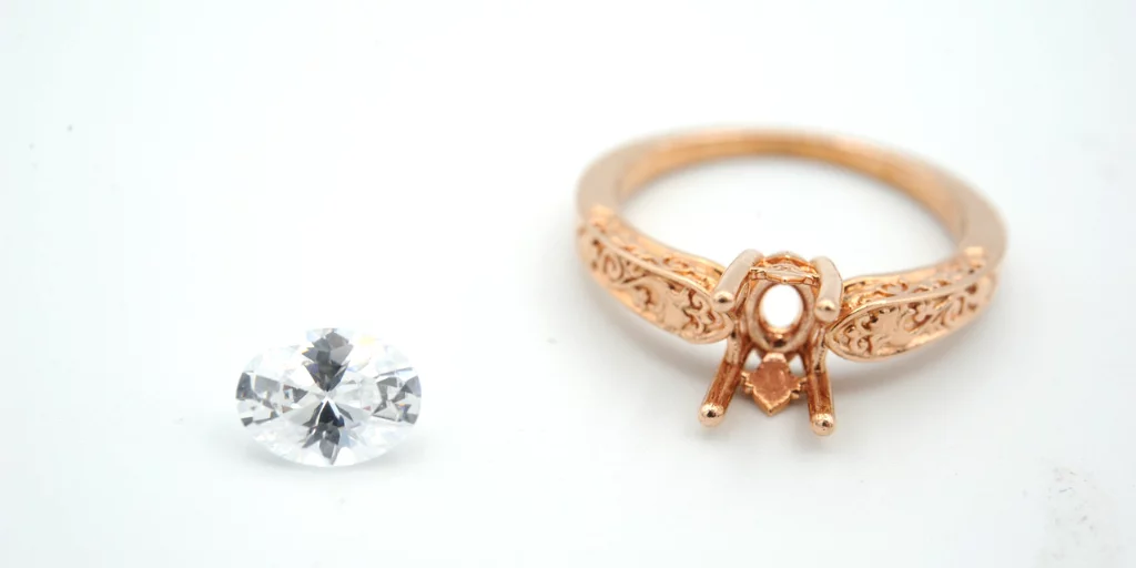 diamond shapes setting