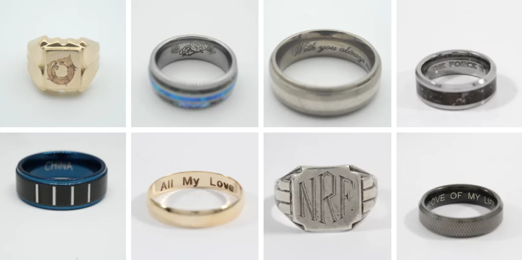 ring engraving options