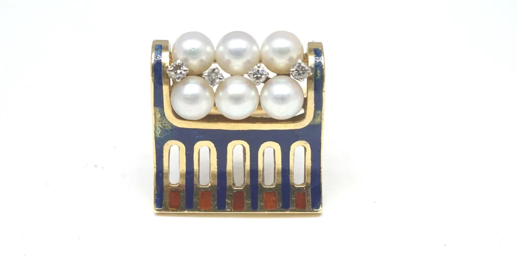 enamel jewelry ring