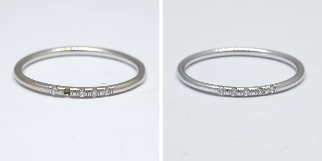 Lost small clearance diamond in ring
