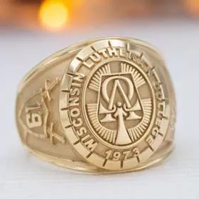 gold class ring
