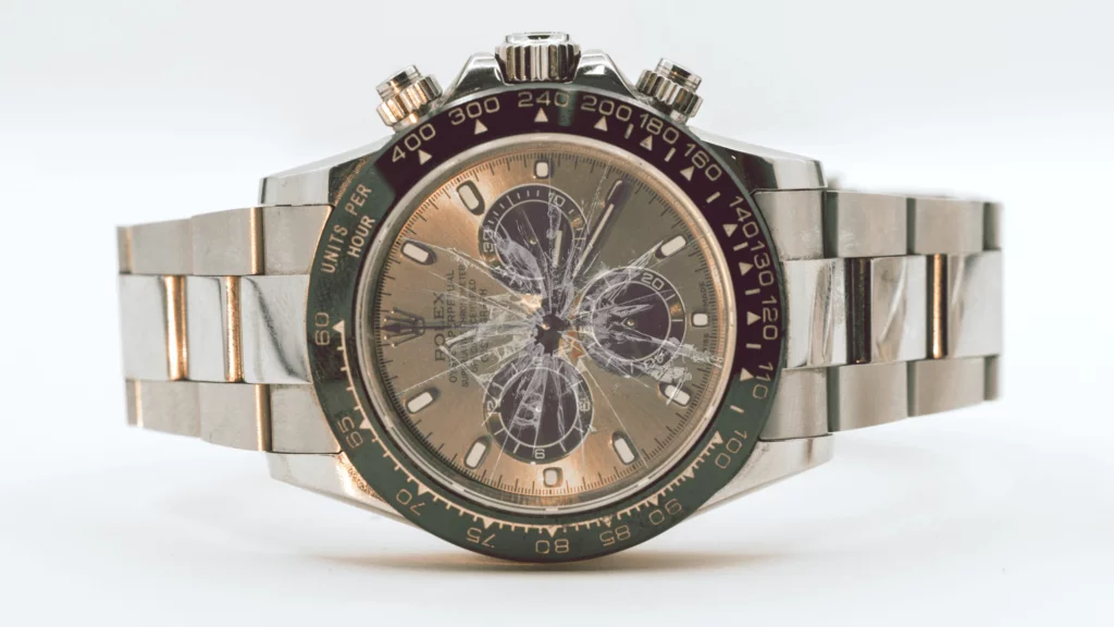 a broken watch that we can repair